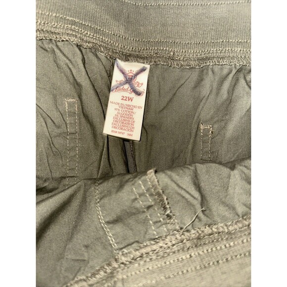 PLUS SIZE 3X WOMENS 22W 5 PC SHORTS CARGO PANTS PAJAMA PANTS JEAN JACKET DRESS - Picture 10 of 16